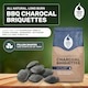 image 2 of Green Olive Firewood - 1 x 4kg Bag - Long Burn BBQ Charcoal Briquettes, Use for Charcoal Barbecues and Smokers. Natural, Quick Lighting and Long Burn Time | Black | 1