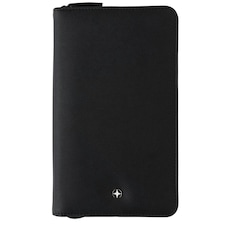 Swiss Peak Heritage RFID Recycled Travel Wallet - Black - One Size