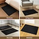 image 7 of Marlow 50x80CM Non-Slip Washable Kitchen Floor Runner Rug Mat | Black | Black
