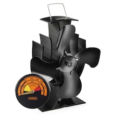 VonHaus Stove Fan with 4 Blades for Log Burners & Fireplaces