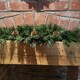 image 7 of 90cm Deluxe Snow Time Princess Green Garland Swag 108 Tips With 5 Pine Cones
