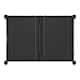 image 7 of Living and Home Under Bed Steel Storage Organizer Basket with Wheels | Black