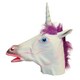 image 2 of Bristol Novelty Unisex Adults Latex Unicorn Mask - White - One Size One Size