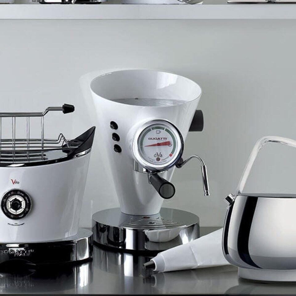 image 1 of Bugatti Diva Coffee Machine White