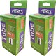 image 2 of AWE Set x 2 Butyl Rubber 29" MTB/E-Bike Inner Tube 29 x 1.75-2.125 Schrader Valve