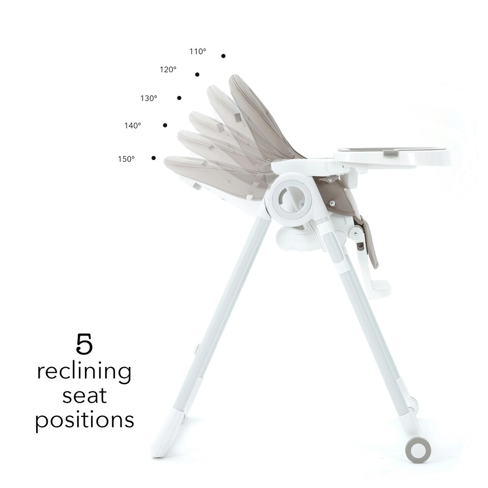 image 1 of Allis Baby Lola 2-in-1 Highchair Feeding Chair - Grey