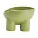 image 4 of Living and Home Pet Feeder Bowl with Non-Slip Base | Green