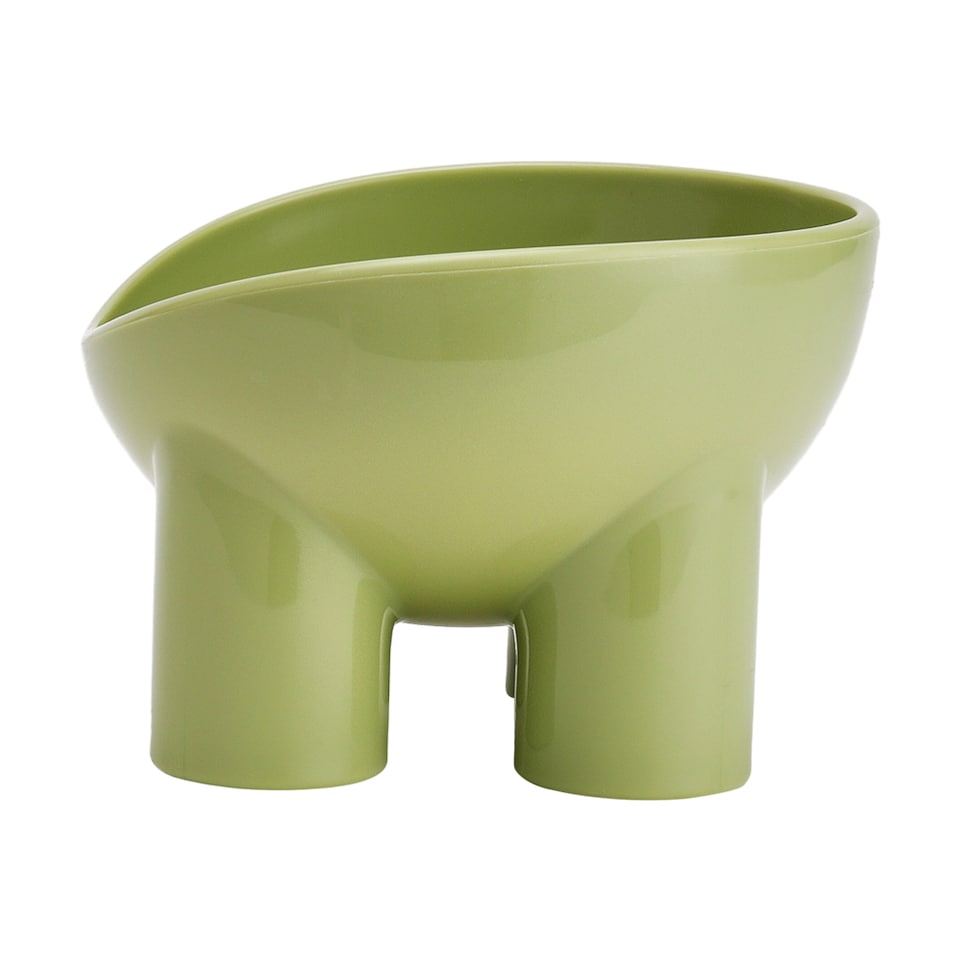 image 1 of Living and Home Pet Feeder Bowl with Non-Slip Base | Green