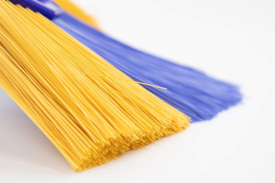 image 1 of Long Handle Angled Cobweb Brush Duster For Cleaning
