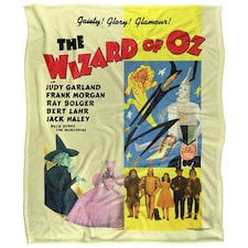 The Wizard Of Oz Movie Poster Blanket - Multicoloured - One Size