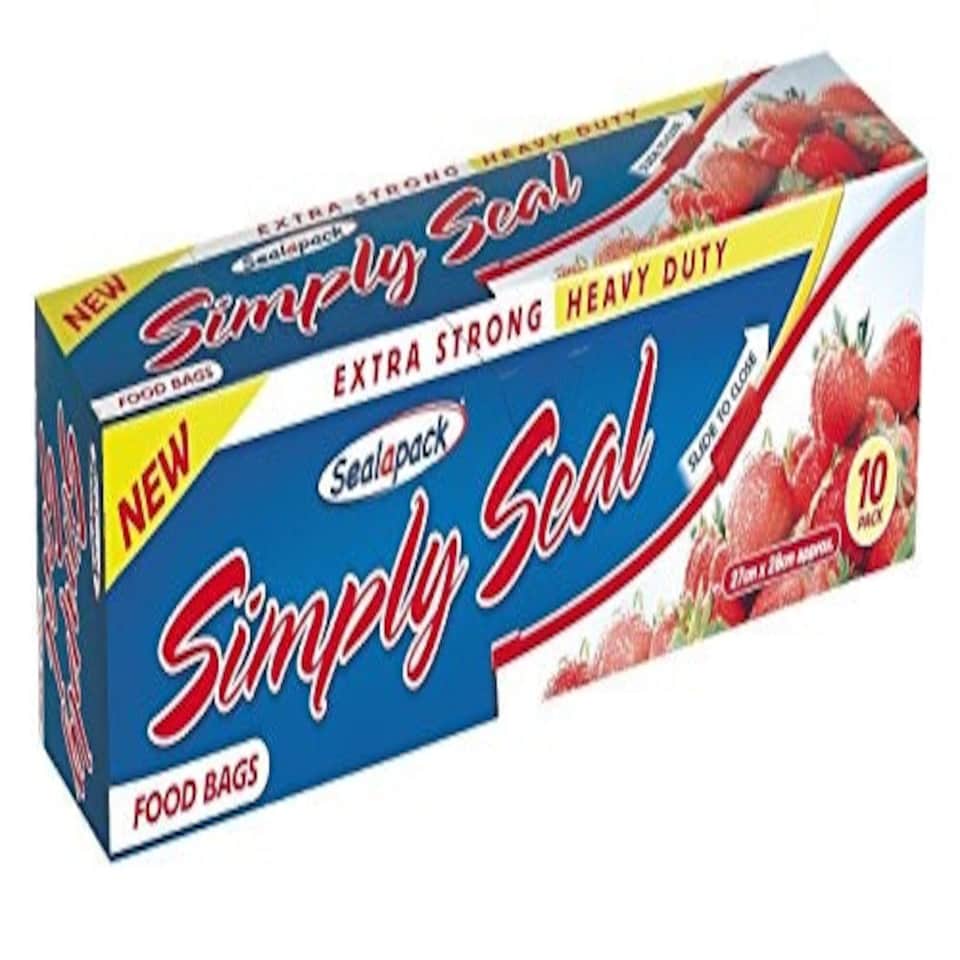 image 1 of Simply Seal Food Bags 15pk - 18cm x 20cm