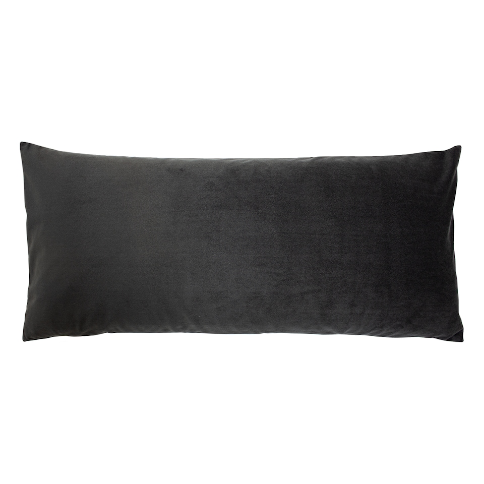 image 1 of Paoletti Malaysian Palm Foil Printed Cushion, Mink, 33 x 70cm