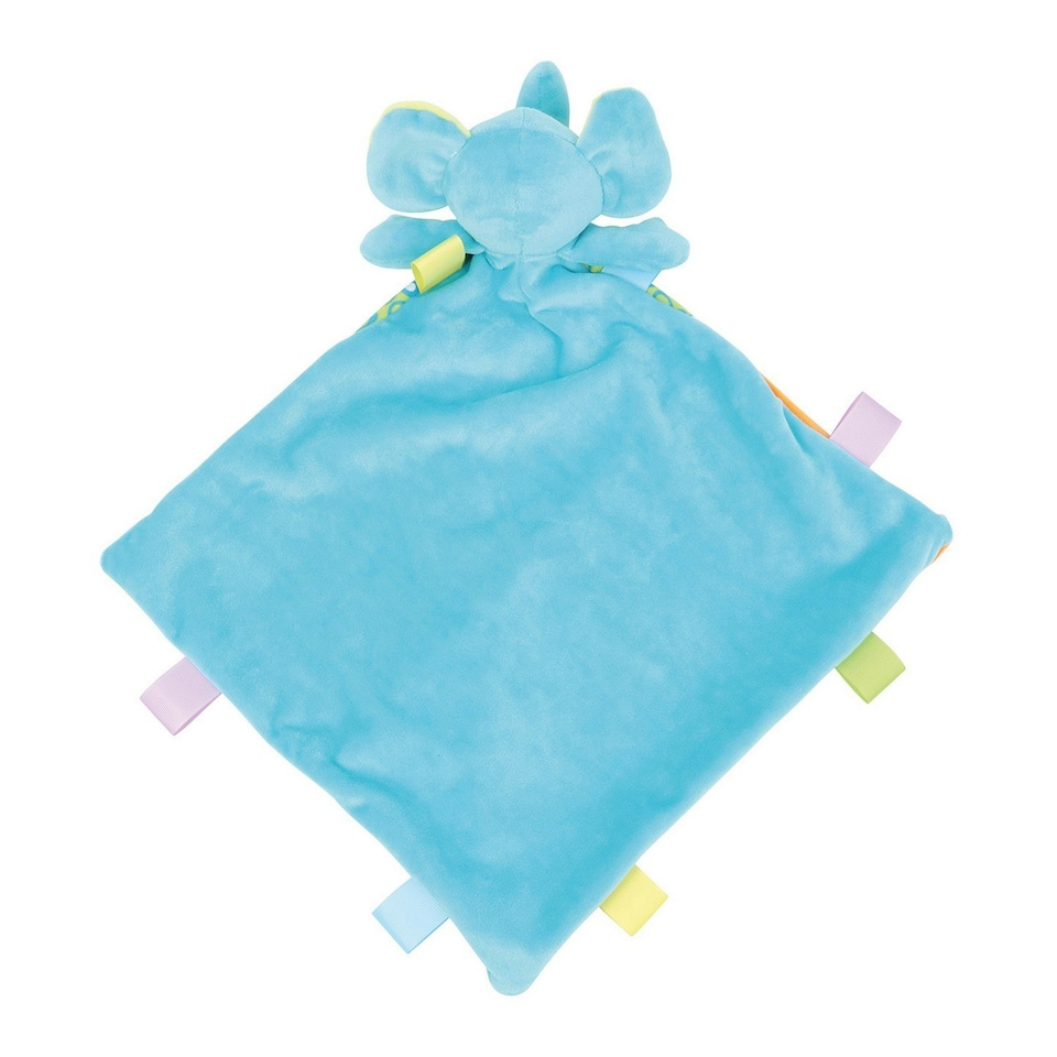 image 1 of Mumbles Elephant Baby Blanket - Multicoloured - One Size