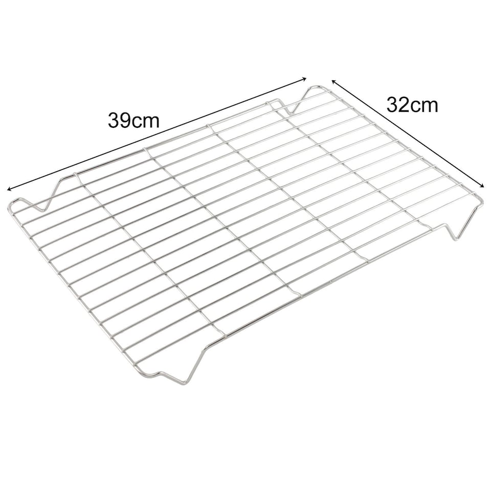 image 1 of SPARES2GO Large Grill Pan Rack Insert Tray for Indesit Oven Cookers
