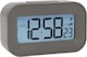 image 4 of Acctim Kyle Digital Alarm Clock, LCD Digital Display with White Backlight, Snooze Function, Volume Control | Grey | Jeep Grey