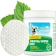 image 1 of TropiClean Fresh Breath Dog Teeth Cleaning Wipes 50pk