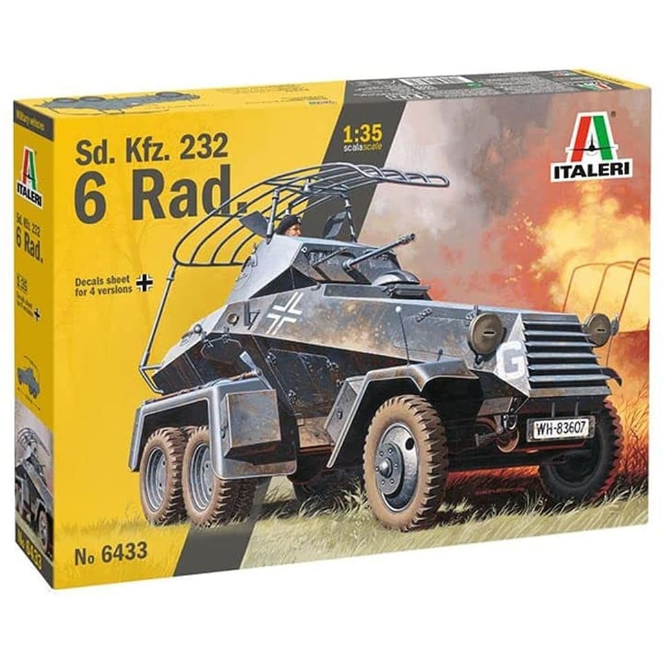 Italeri 6433 1:35 Sd.Kfz.230 6 Rad Model Kit