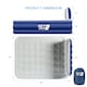 image 2 of Get Fit Air Bed With Built In Electric Pump - Premium King Airbed - Quick Blow Up Bed With Headboard & Free Inflatable Pillow | Blue | Navy / White | 1