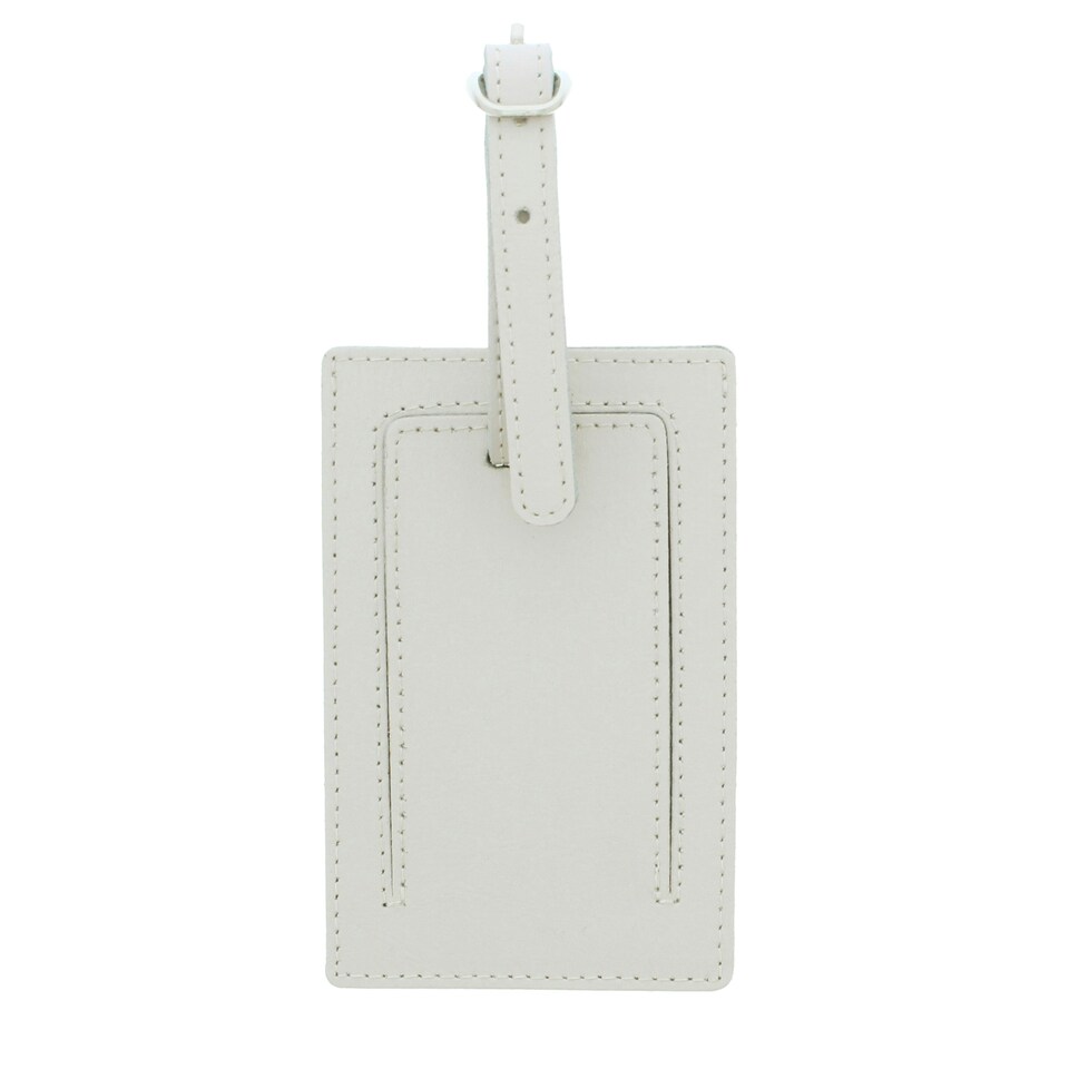 image 1 of Personalised Classic Cream Luggage Tag Cream
