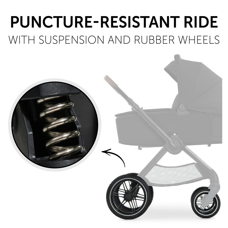 image 1 of hauck Walk N Care Pushchair Set - Black Black