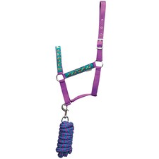 Thelwell Pony Friends Horse Headcollar - Imperial Purple/Pacific Blue - Pony