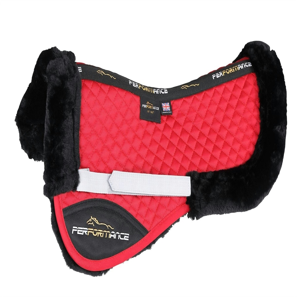 image 1 of Shires Performance Half Pad Blue | Size: 17-18 Inch
Colour: Navy Blue
