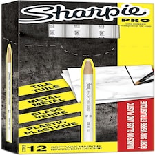 Pack of 12 Sharpie White Markers