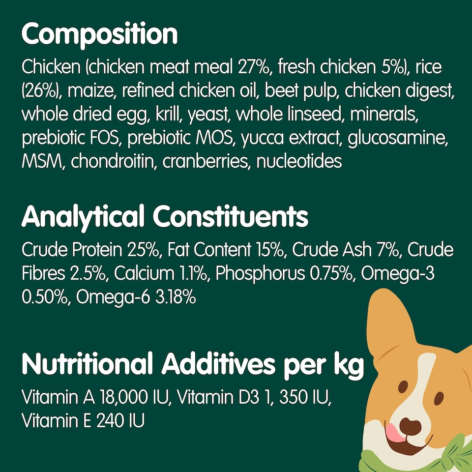 image 1 of Arden Grange Adult Dog Food With Fresh Chicken and Rice - 12kg
