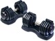 image 5 of Strongology Home Fitness Adjustable Smart Dumbbell Pair from 5kg to 40kg Training Weights in Black