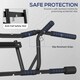image 5 of SPORTNOW Multi-Grip Pull Up Bar, Chin Up Bar Doorway with Non-Slip Grips
