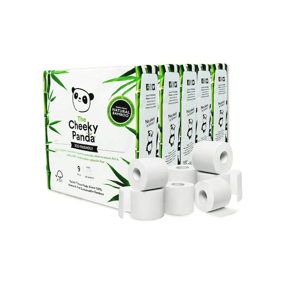 image 1 of Silky Soft Bamboo Toilet Paper White | 24 Rolls Unwrapped