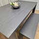 image 6 of Dining Table Set with 2 Benches Dining Room and Kitchen table set of 2 Grey