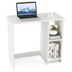 image 3 of COSTWAY Compact Computer Desk 80 x 40cm Small Writing Desk White