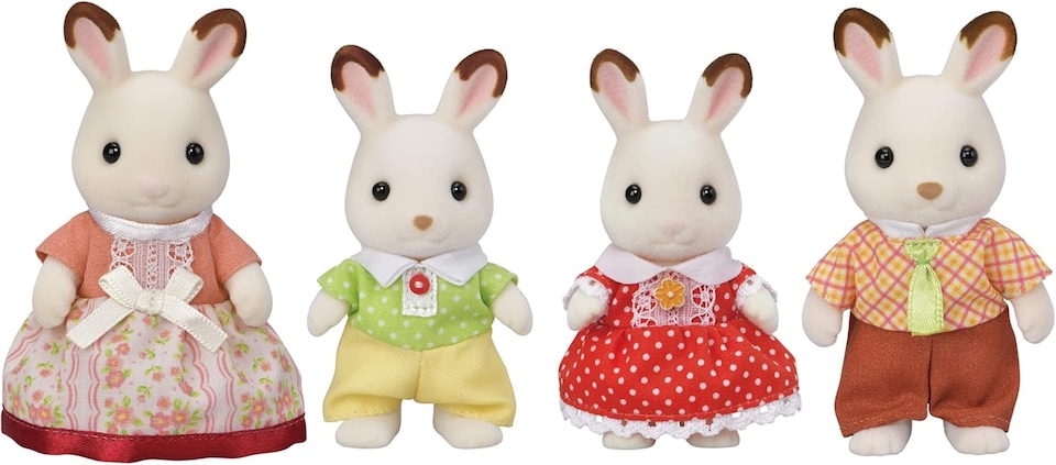 image 1 of Sylvanian Families Chocolate Rabbit Family