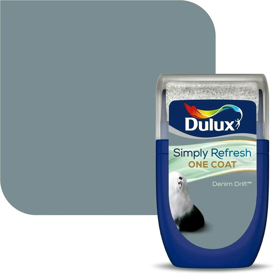 image 1 of DULUX SIMPLY REFRESH ONE COAT TESTER DENIM DRIFT 30ML