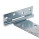 image 2 of 16in / 400mm Heavy Duty T Tee Hinges For Shed + Garden Gates Zinc Plated 4pc Silver