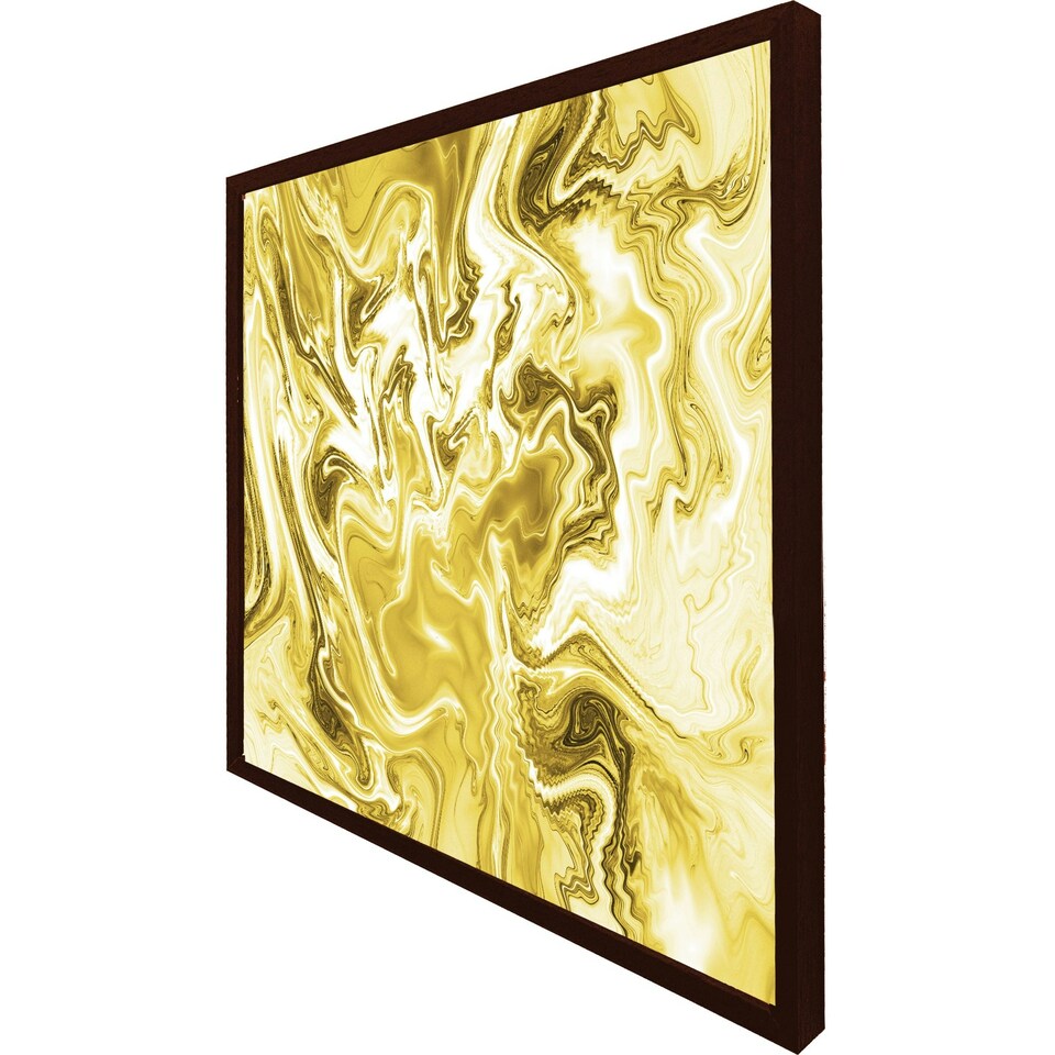 image 1 of Golden swirled marble (Picture Frame) Brown | XS