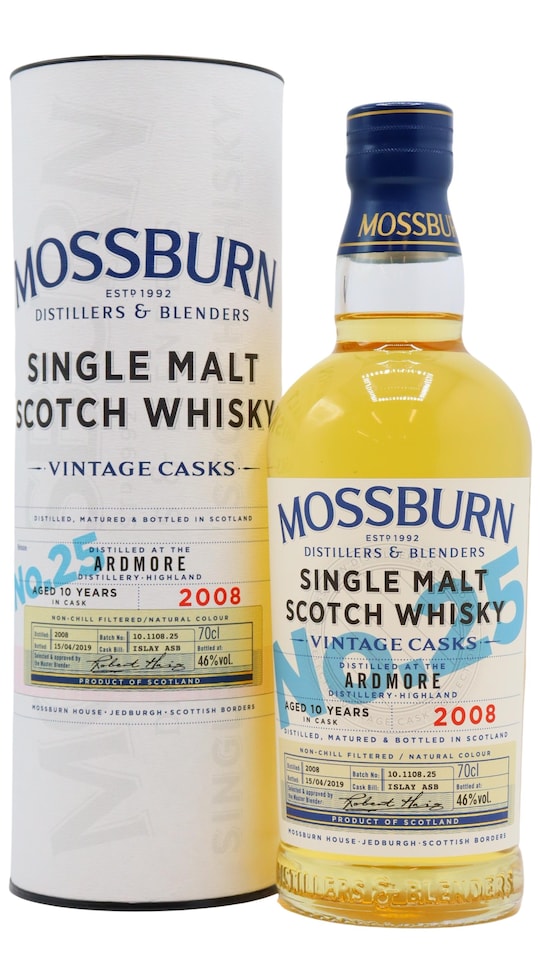 Ardmore - Mossburn Vintage Cask Batch No. 25 2008 10 year old Whisky