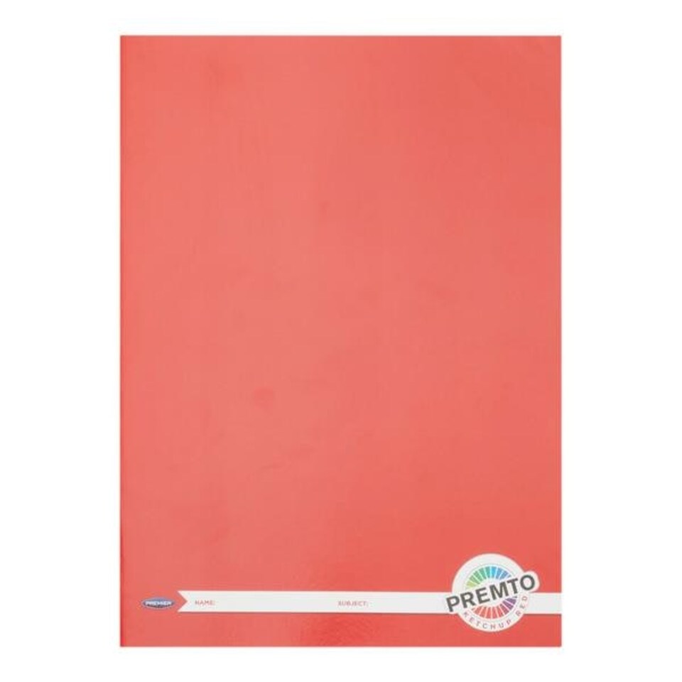 image 1 of A4 120 Pages Ketchup Red Manuscript Book by Premto