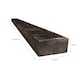 image 5 of Snowdon Timber Reject Treated Black Sleeper (H) 95mm (W) 195mm (L) 2.4m - 5 Pack