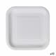 image 1 of Plate set Algon Disposable White Cardboard Squared 23 cm (10 Units) N/A