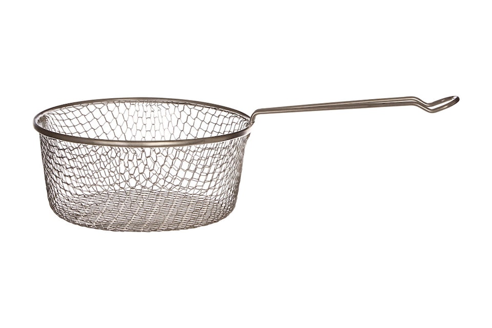 image 1 of Telo 18 Fryer Basket With Long Handle
