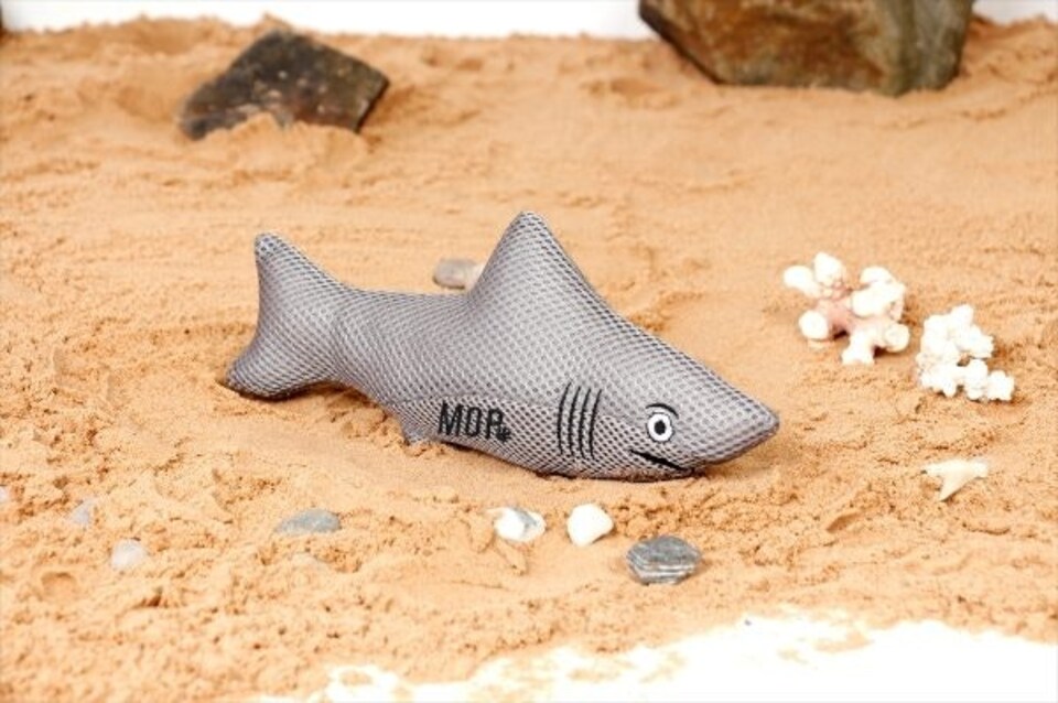 image 1 of Ministry Of Pets Sidney The Shark Squeaky Plush Toy