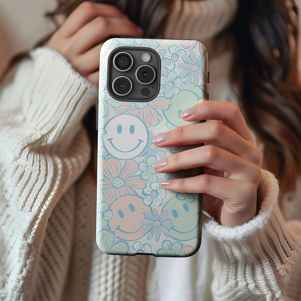 image 1 of All Smiles Phone Case | Multi | iPhone 12 Pro Max
Tough | iPhone 12 Pro Max
Tough