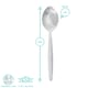 image 3 of Argon Tableware Economy Stainless Steel Dessert Spoons - 19cm - Pack of 6