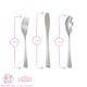image 3 of Tiny Dining 12pc Stainless Steel Children's Cutlery Set