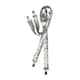 image 1 of Bristol Novelty Unisex Adults Sequin Braces - Silver - One Size Silver | One Size