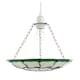 image 4 of Traditional Butterfly Tiffany Glass Green Pendant Lighting Shade | Green | Green | 1