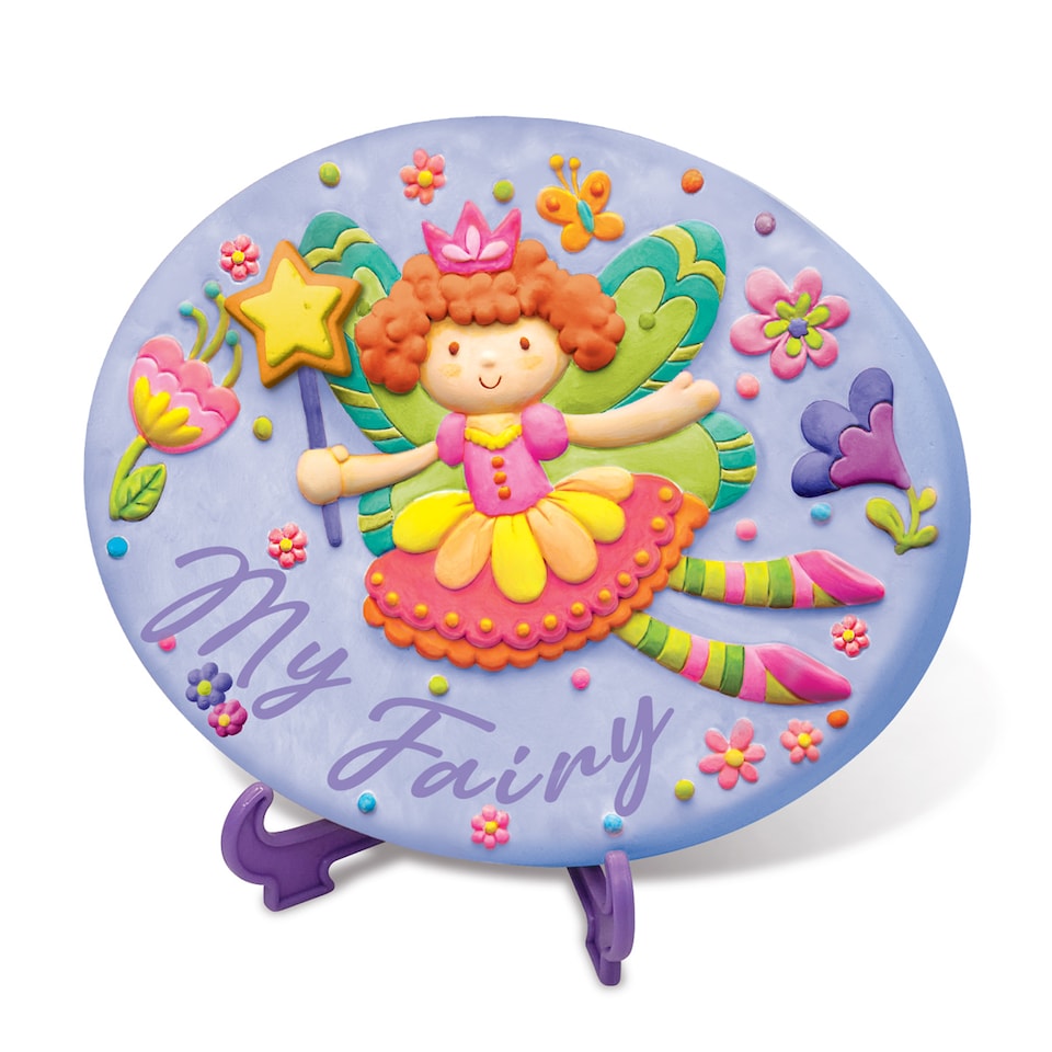 image 1 of KidzMaker - Paint Your Own Terracotta Fairy Garden Stone