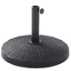 image 1 of Living and Home Resin Umbrella Base Heavy Duty Outdoor Parasol Stand | Black | One Size